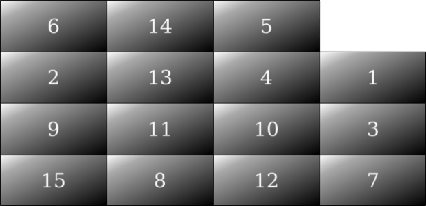 Puzzle 15 created by anonymous