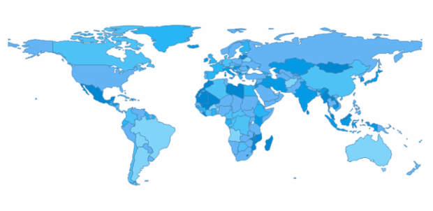 Geo Map created by anonymous, AnyMap - Add interactive map charts with drilldown and routes