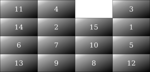 Puzzle 15 created by anonymous