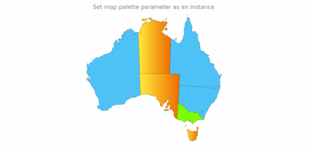 anychart.charts.Map.palette set asDistinctColors created by AnyChart Team