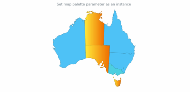 anychart.charts.Map.palette set asDistinctColors created by AnyChart Team