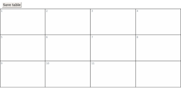 anychart.core.ui.Table.saveAsCsv created by AnyChart Team