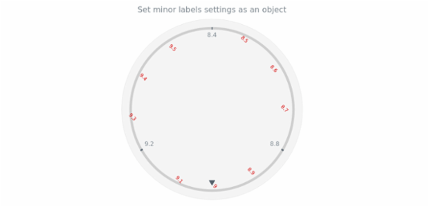 anychart.core.axes.Circular.minorLabels set asObject created by AnyChart Team