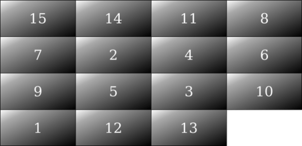 Puzzle 15 created by anonymous