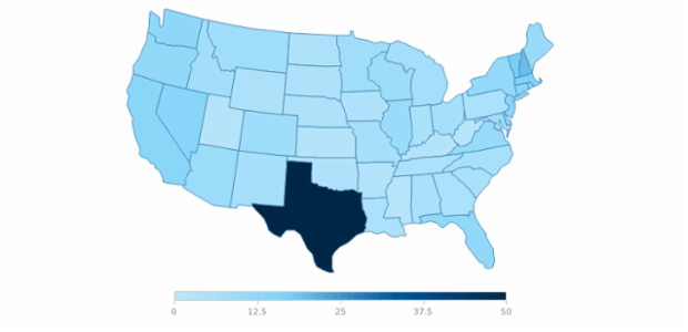 Choropleth Map created by anonymous, A Choropleth Map (Color Coded Map) represents geographical areas, colored, shaded or patterned, according to the values in the dataset (e.g. per-capita income) or some other rule.