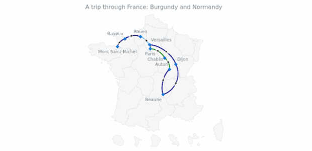 Maps Connectors 12 created by AnyChart Team