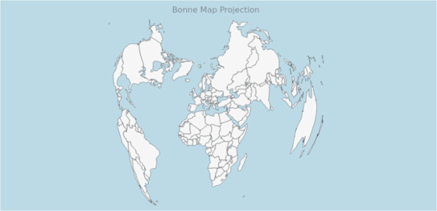 Maps Projections 03 created by AnyChart Team