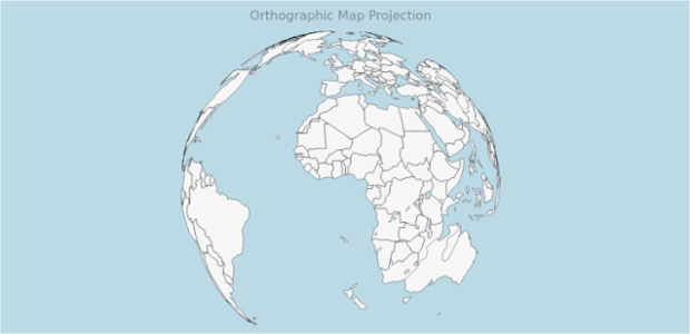 Maps Projections 10 created by AnyChart Team