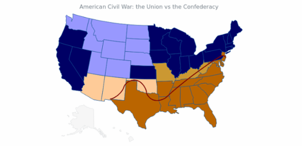 Maps Connectors 15 created by AnyChart Team