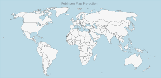 Maps Projections 11 created by AnyChart Team