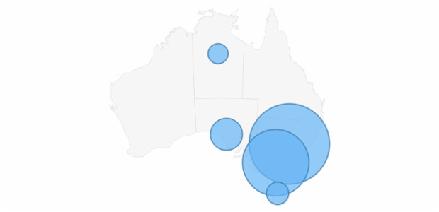 Maps Proportional Symbol 04 created by AnyChart Team