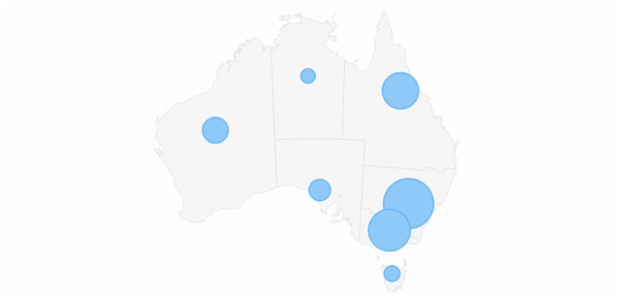 Maps Proportional Symbol 08 created by AnyChart Team