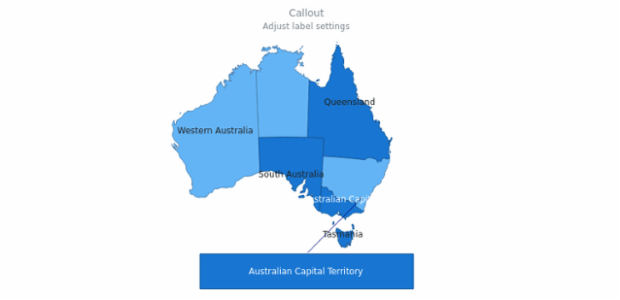 Maps Labels 13 created by AnyChart Team