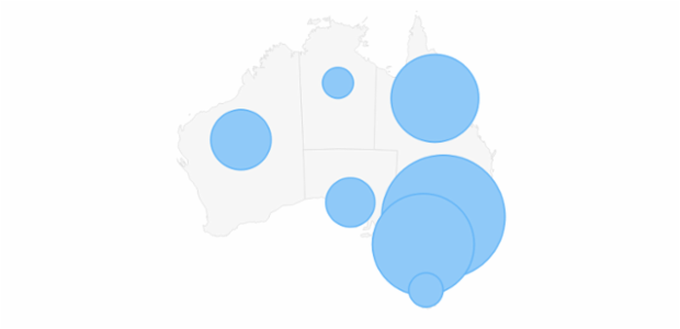 Maps Proportional Symbol 05 created by AnyChart Team