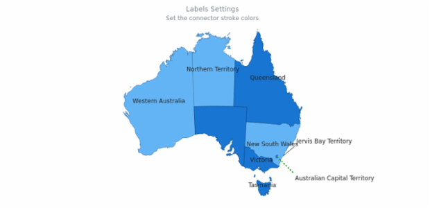 Maps Labels 11 created by AnyChart Team