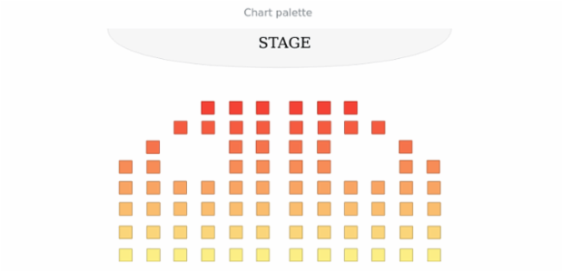 Maps Seat Advanced Coloring 04 created by AnyChart Team