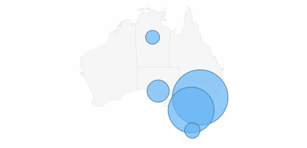 Maps Proportional Symbol 04 created by AnyChart Team