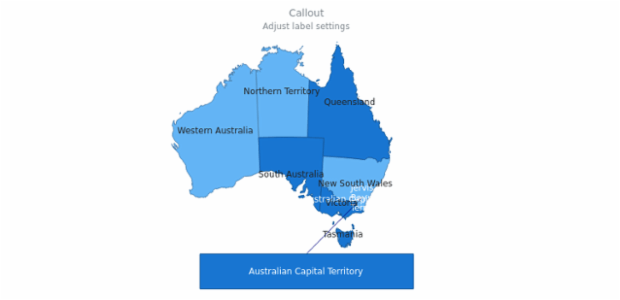 Maps Labels 13 created by AnyChart Team