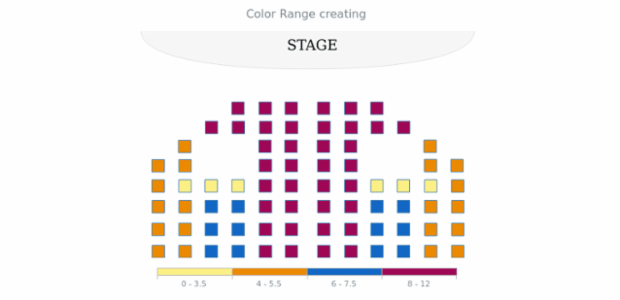 Maps Seat Advanced Coloring 05 created by AnyChart Team
