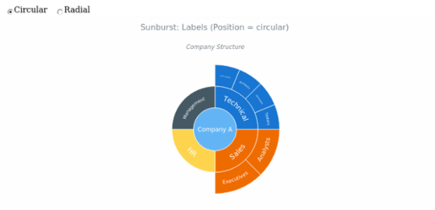 BCT Sunburst Chart 17 created by AnyChart Team