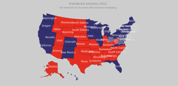 Maps Labels 06 created by AnyChart Team