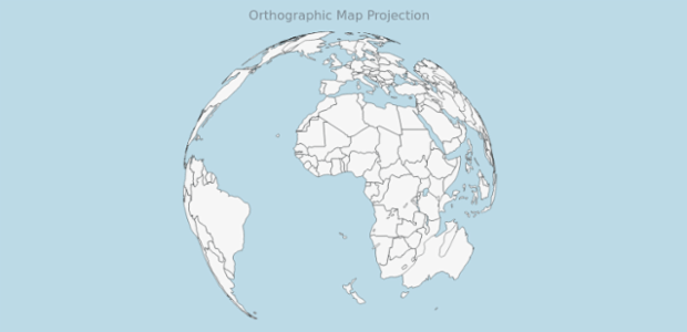 Maps Projections 10 created by AnyChart Team