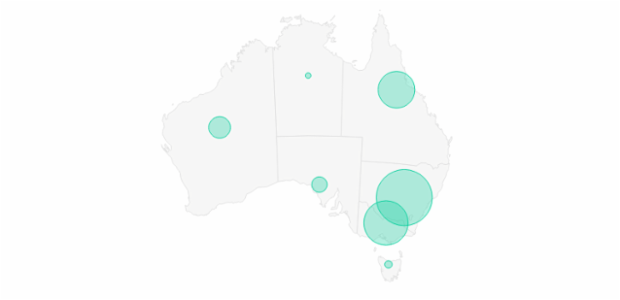 Maps Proportional Symbol 05 created by AnyChart Team
