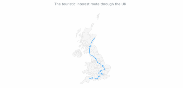 Maps Connectors 01 created by AnyChart Team