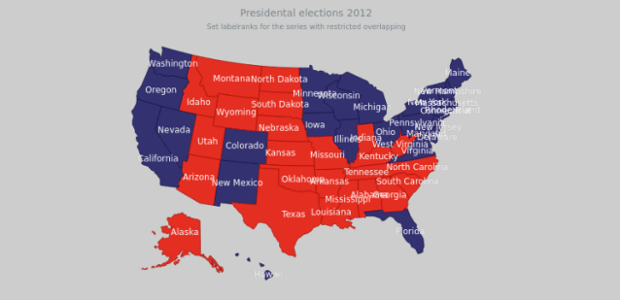 Maps Labels 06 created by AnyChart Team