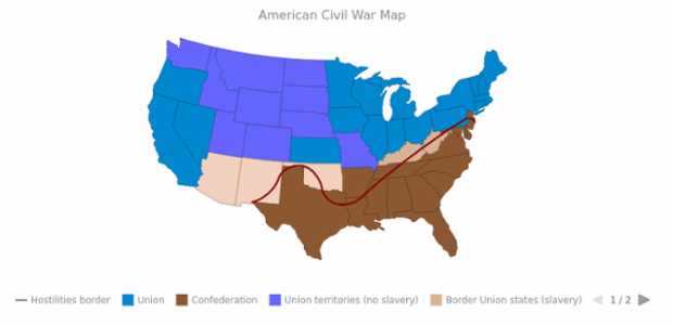 Maps Connectors 13 created by AnyChart Team