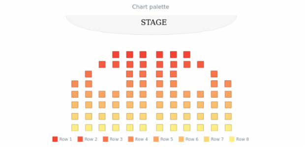Maps Seat Advanced Coloring 04 created by AnyChart Team