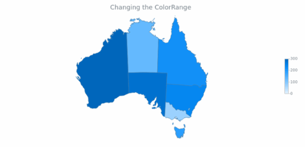 Maps ColorRange 05 created by AnyChart Team