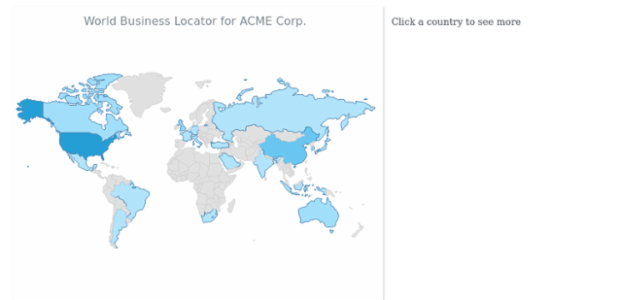 World Business Locator created by AnyChart Team
