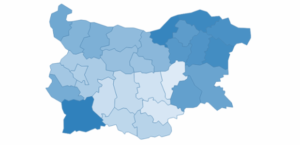 bulgaria created by AnyChart Team