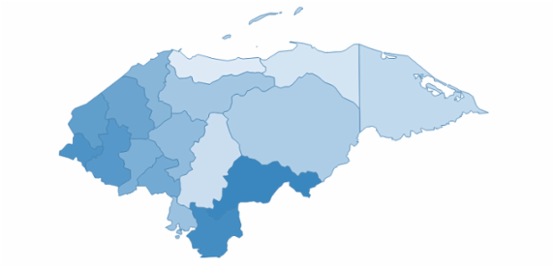 honduras created by AnyChart Team