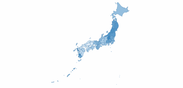 japan created by AnyChart Team