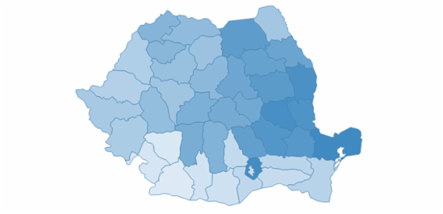 romania created by AnyChart Team