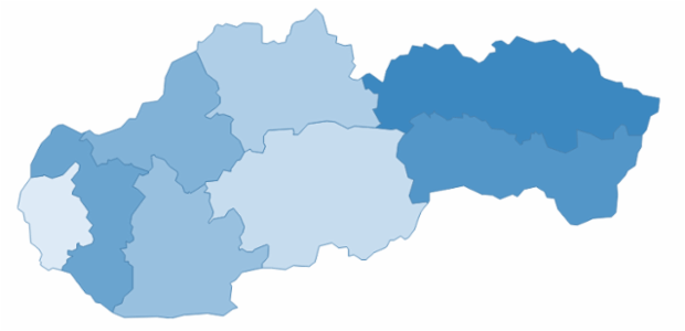 slovakia created by AnyChart Team