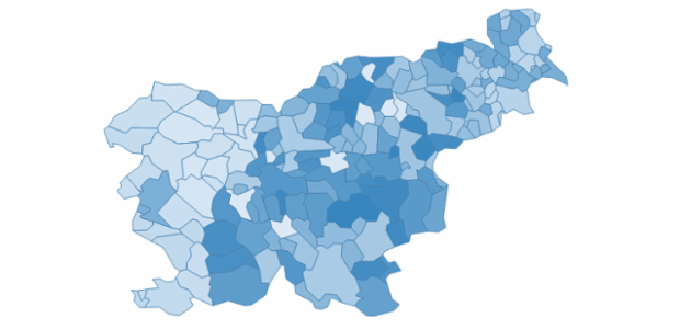 slovenia created by AnyChart Team