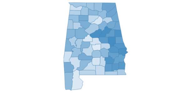 alabama created by AnyChart Team