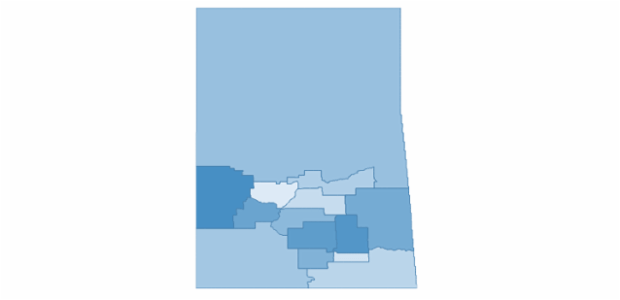 saskatchewan created by AnyChart Team