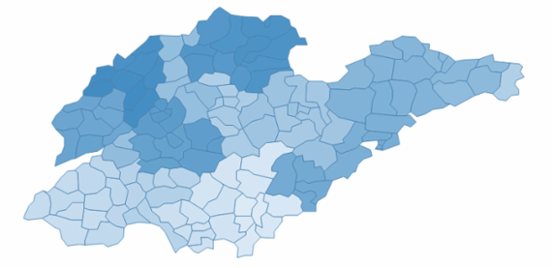 shandong created by AnyChart Team