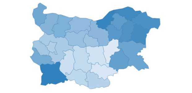 bulgaria created by AnyChart Team