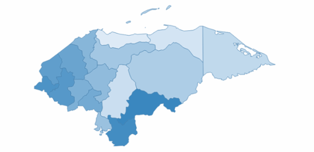 honduras created by AnyChart Team