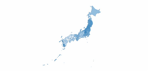 japan created by AnyChart Team