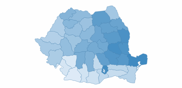 romania created by AnyChart Team