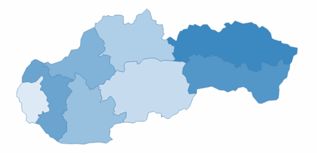 slovakia created by AnyChart Team