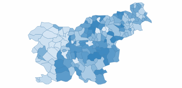 slovenia created by AnyChart Team