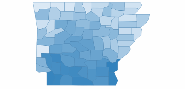 arkansas created by AnyChart Team