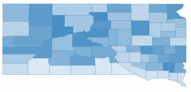 south_dakota created by AnyChart Team